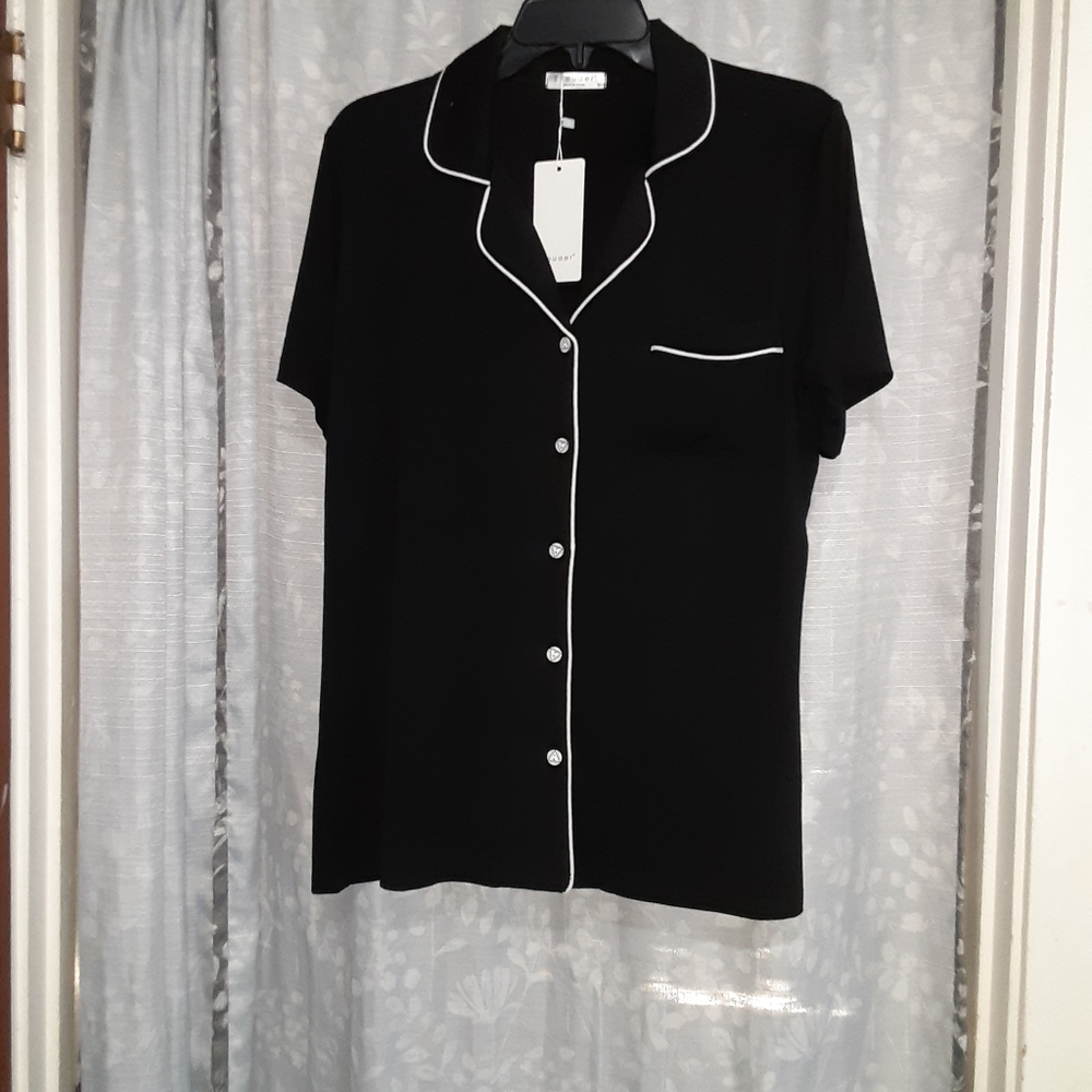 Ekouaer Pajamas set shirt sleeve sleeperwear